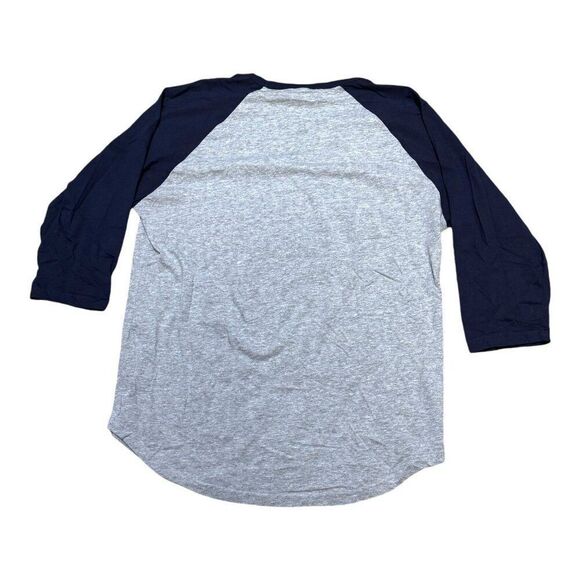 Whiskey Lovin Women Baseball Tee Raglan Gray Black Tshirt Tee Large 3/4 sleeve - Picture 5 of 5